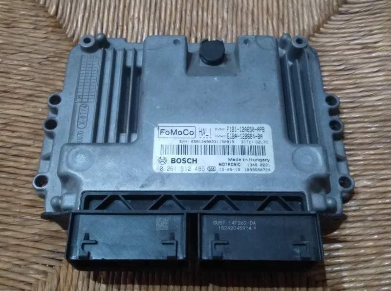 ECU FORD FOMOCO 0261S12485 E1BA-12B684-BA F1B1-12A650-APB MED17.0