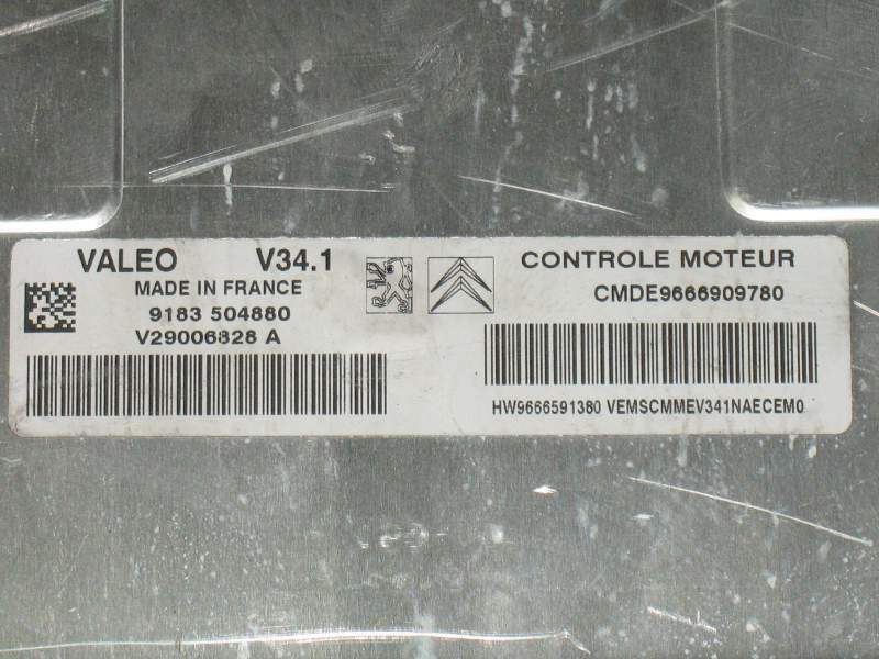 ECU CITROEN PEUGEOT V34.1  9666909780 V29006828A HW9666591380