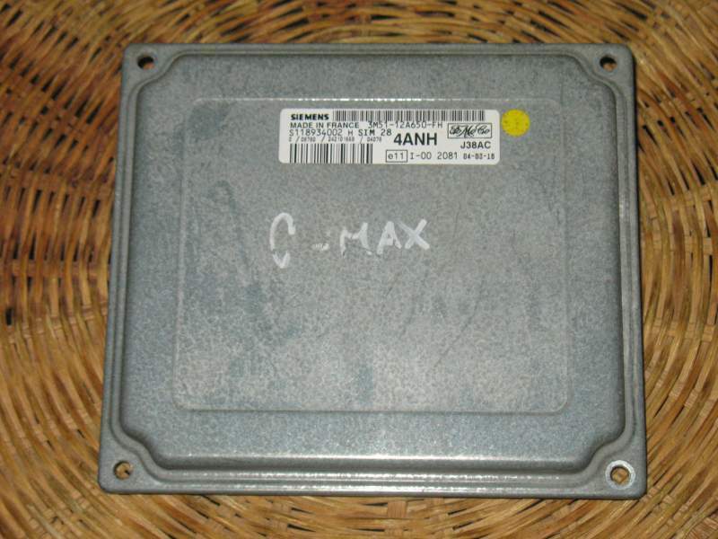 ECU FORD Focus C Max 1.6 3M5112A650FH 4ANH S118934002H SIM 28