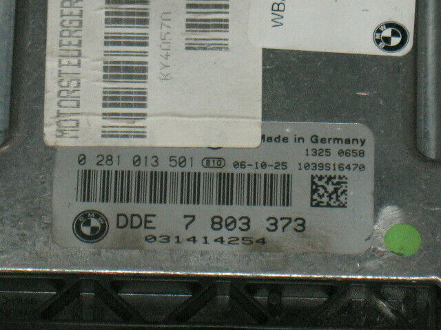 ECU CENTRALINA MOTORE BMW E91 320 0281013501 DDE7803373 EDC16C35