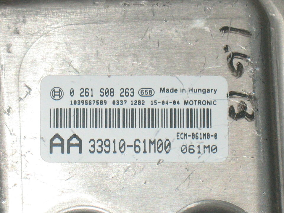 SUZUKI GRAND VITARA II 1.6 0261S08263 33910-61M00 ME17 9.61