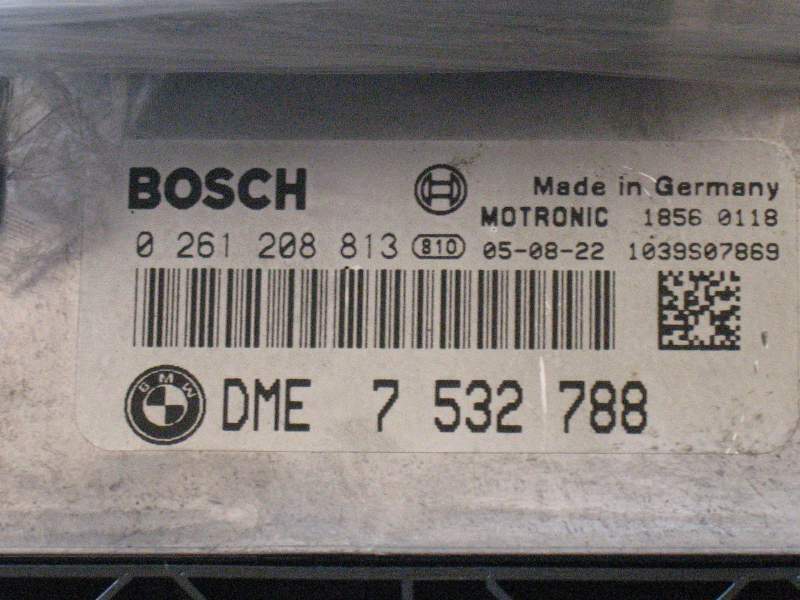 KIT ECU BMW E46 3 Series Petrol BOSCH 0261208813 7532788