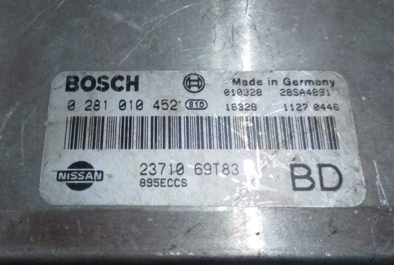 ECU NISSAN CABSTAR 0281010452 2371069T83 EDC15M+ 1-5.2