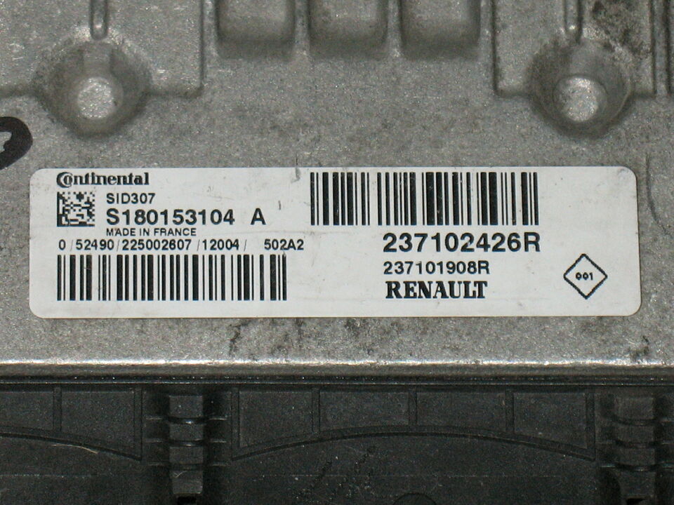 RENAULT MEGANE 1.5 DCI S180153104 A 237102426R 237101908R SID307