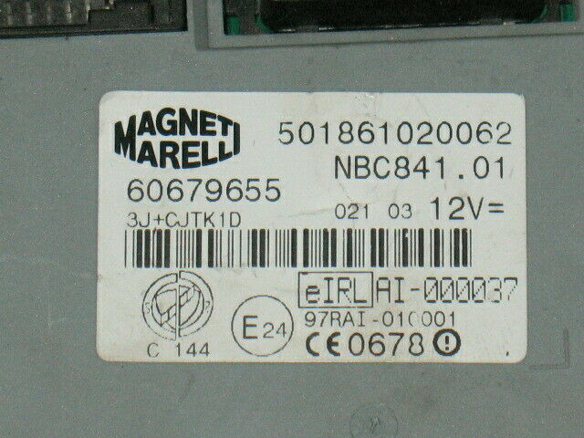Ecu body computer lancia thesis 841ax 60679655 501861020062