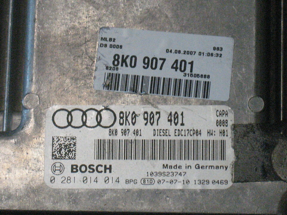 ECU AUDI A4 A5 3.0 TDI 0281014014 8K0907401 EDC 17CP04-4.1