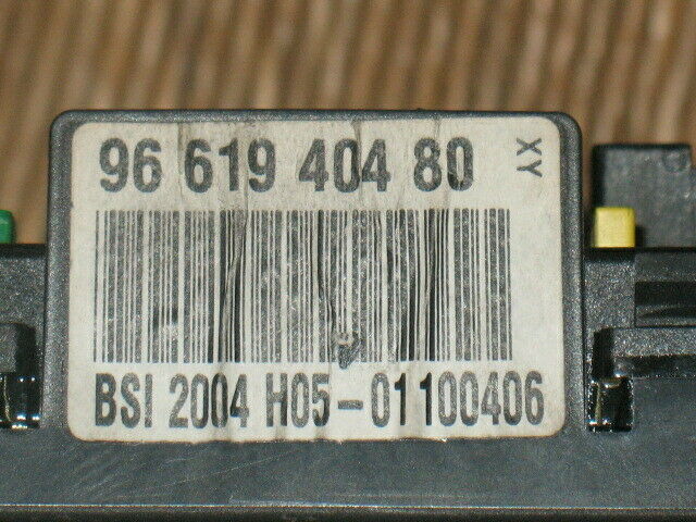 Body computer peugeot citroen c4 1.6 9661940480 bsi h05-01