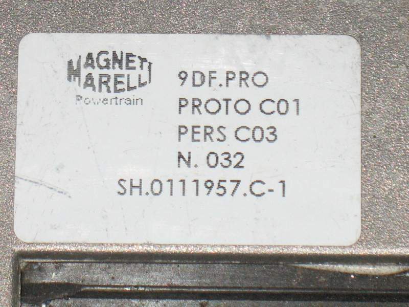 Ecu fiat 500l magneti marelli 9df pro sh0111957c1