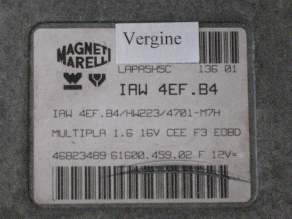 ECU marelli iaw 4ef.b4 fiat multipla1.6 16v 46823489 BRAVO BRAVA