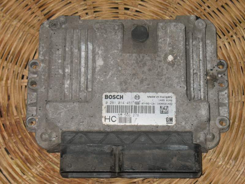 Ecu opel astra vectra 1.9 cdti bosch 0281014451 gm 55566278 hc