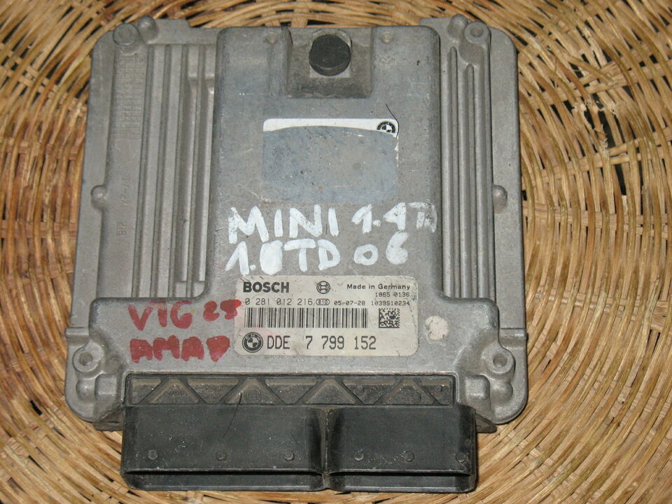 ECU BMW MINI COOPER 1.4 D BOSCH 0281012216 DDE7799152 7799152