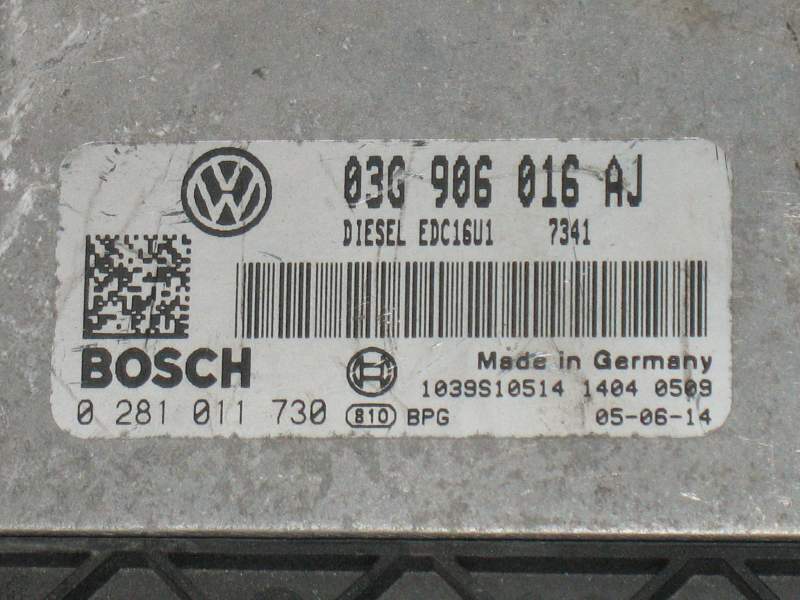 ECU SEAT LEON 2 BOSCH 0281011730 03G906016AJ EDC 16U1-5.41