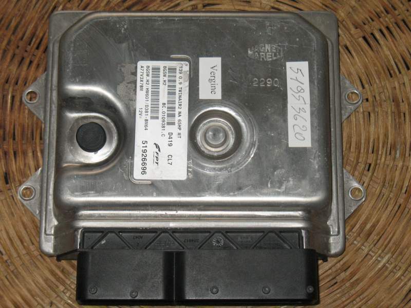 ECU FIAT 500 0.9 85HP MT EURO6 FPT 51953620 8GSW.H2 HW601