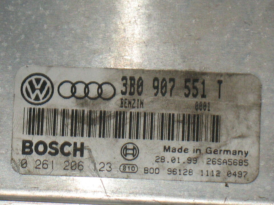 ECU AUDI A4 A6 2.8 AQD BOSCH 0261206123, 3B0907551T M 7.1 M7.1