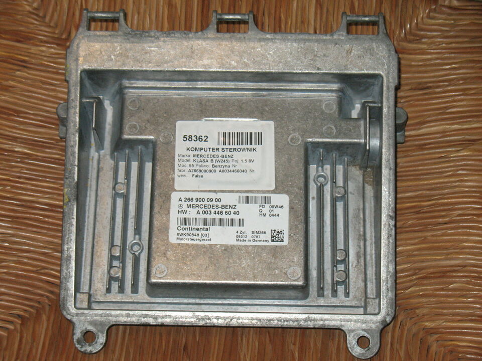 ECU MERCEDES A2669000900 SIM266 A0034466040 5WK90848