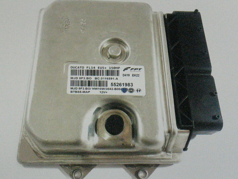 HW10W ECU FIAT DUCATO 2.3 JTD 55261983 MJD8F3.BO MJD8F3BO 8F3