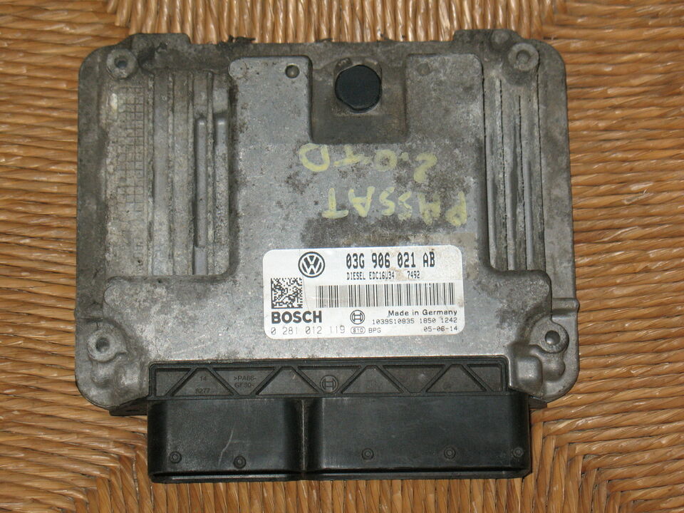 ECU VOLKSWAGEN PASSAT 2.0 TDI 0281012119 03G906021AB EDC16U34B