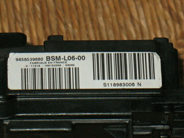Ecu PEUGEOT CITROEN BSM L06-00 9658539680 s118983006n