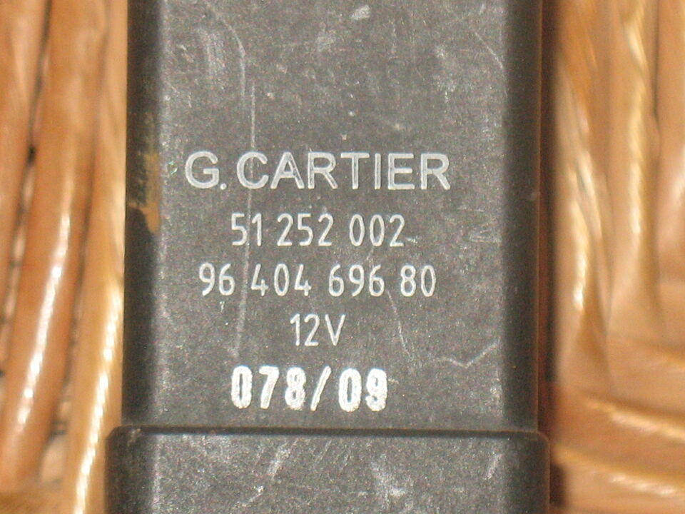 MODULO RELE' PEUGEOT 308 1.6 HDI 9640469680 G.CARTIER 51252002