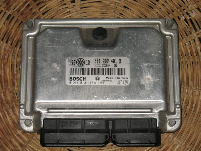 ECU VOLKSWAGEN PASSAT 2.5 TDI , 3B1907401B 0281010447