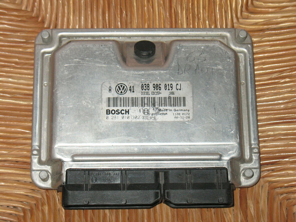 ECU VW GOLF BORA 1.9 TDI 115 038906019CJ 0281010302 EDC15P +