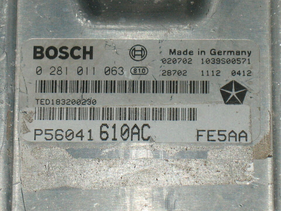 Ecu jeep grand cherokee 2.7 crd bosch 0281011063 p56041610ad
