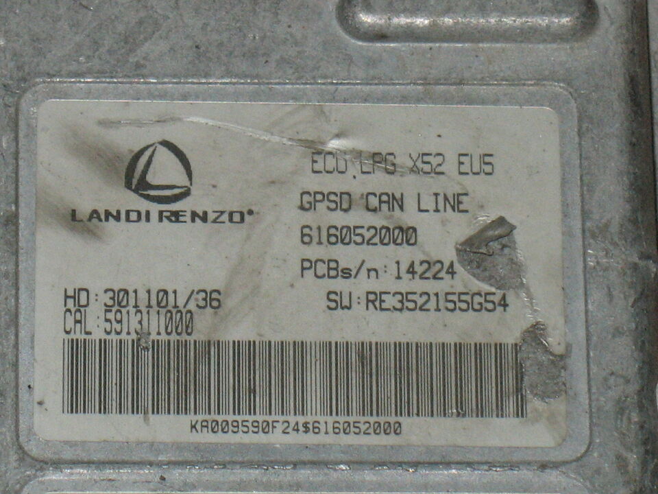 Ecu centralina dacia sandero gpl lpg 616052000 sw:re352155g52