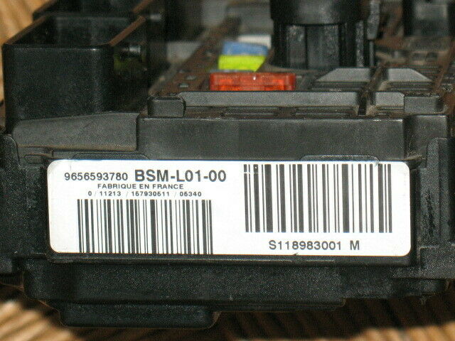 BSM L01-00 PEUGEOT CITROEN 9656593780 S118983001M S118983001 M