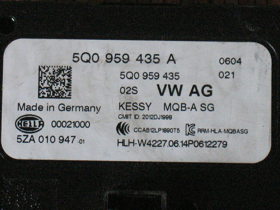 AUDI A3 8V VW Golf 7 SKODA 5Q0959435A 1140-12-2856 1711-12-5364