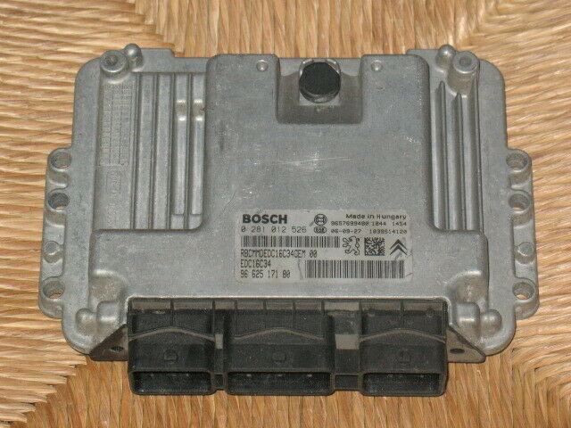 ECU PEUGEOT 207 HDI 0281012526 9662517180 EDC 16C34-4.61