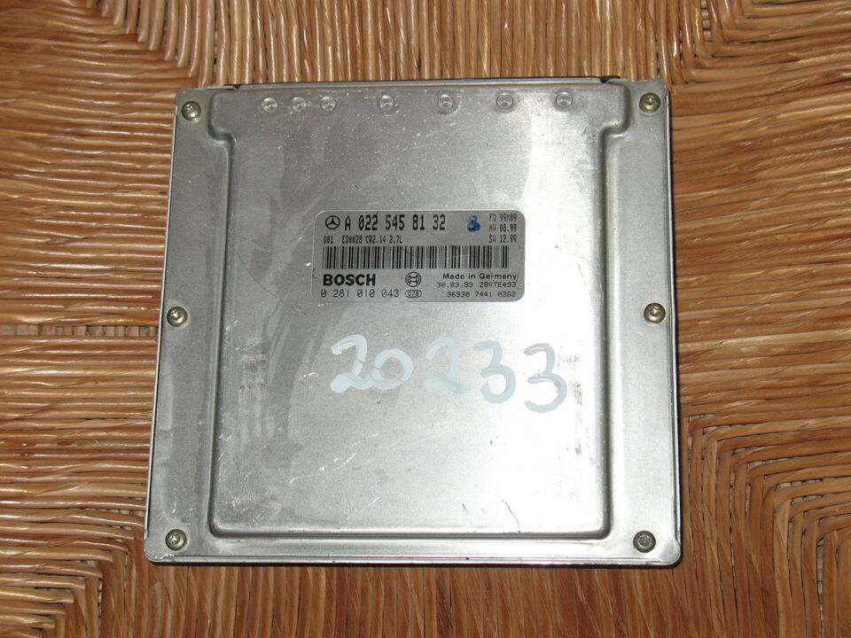 ECU EDC15C6 Mercedes Classe E W210 0281010043 A0225458132 CR2.14