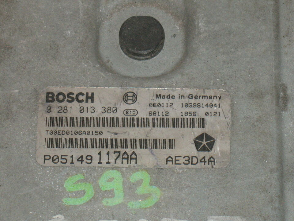 ECU CHRYSLER 300C 3.0 CRD 0281013380 P05149117AA EDC16CP31 8.45
