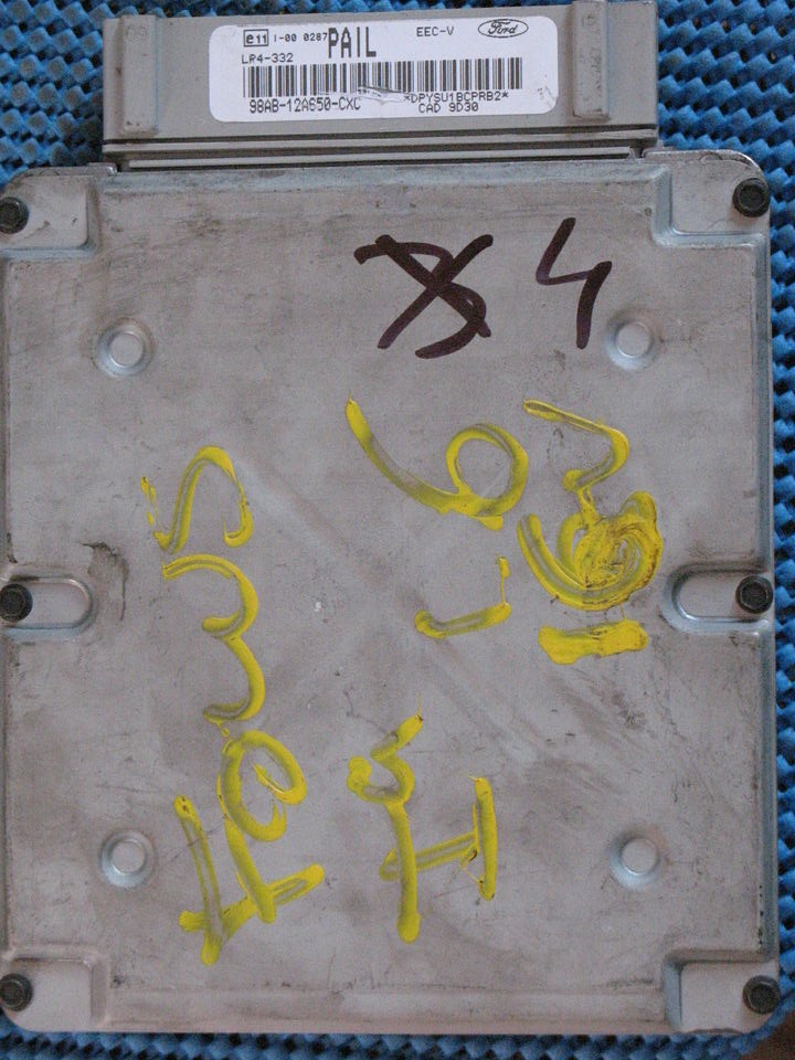 ECU FORD FOCUS 1.6 98AB-12A650-CXC 98AB12A650CXC PAIL LP4-332
