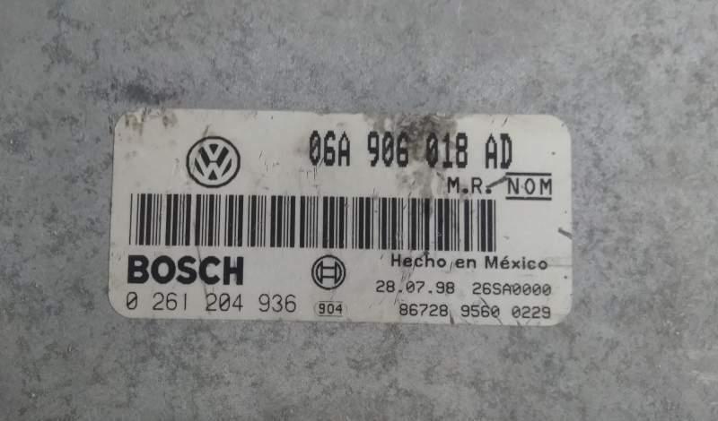 Ecu centralina vw new beetle 2.0 0261204936 06A906018AD