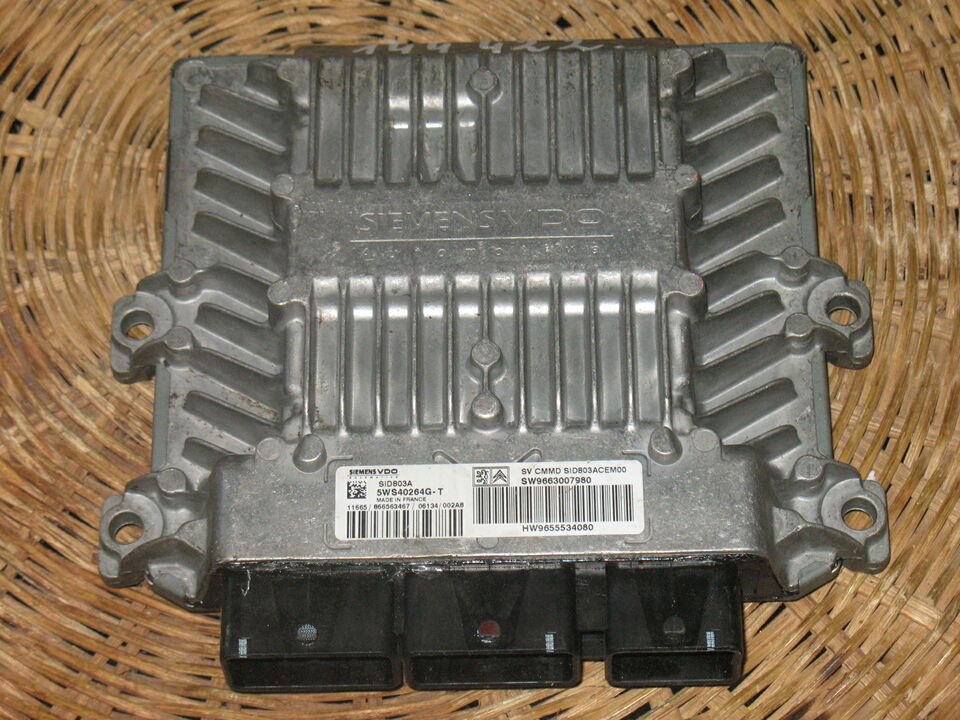 ECU PEUGEOT 407 2.0 5WS40264G-T SID803A 9663007980 9655534080