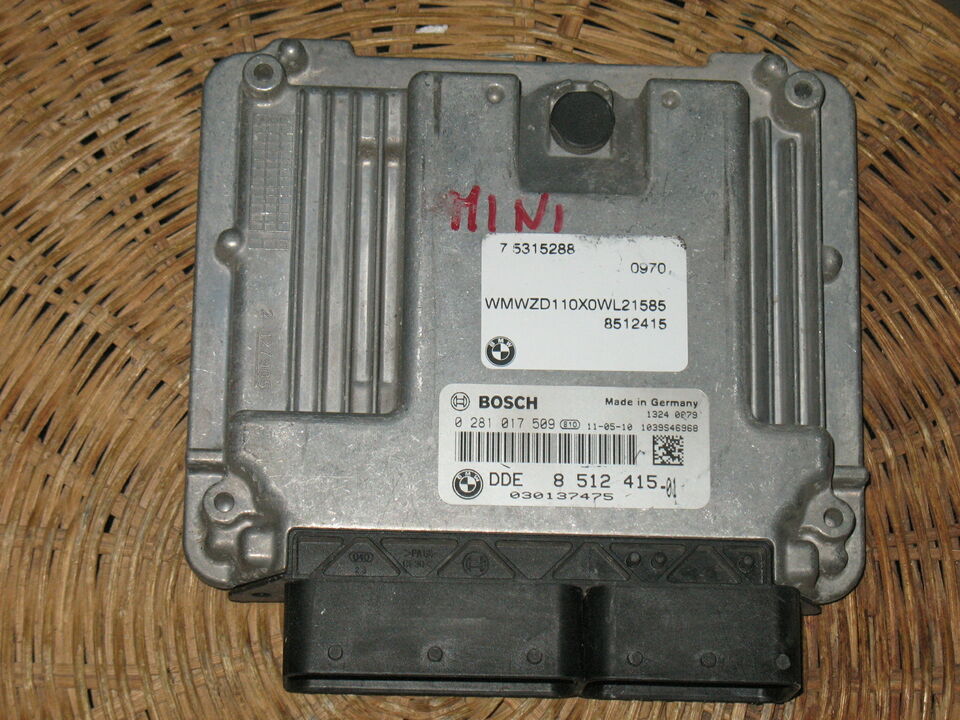 ECU Mini Cooper 1.6D BOSCH 0281017509 DDE8512415 EDC17C50