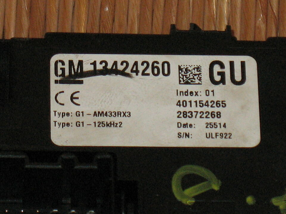 Centralina BSI OPEL CORSA D (S07) 13424260 / 401154265 GU