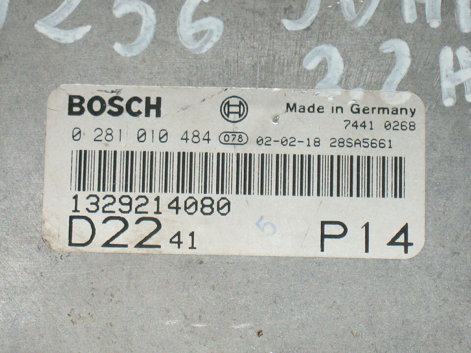 Centralina JUMPER BOXER DUCATO Fiat 1329214080 0281010484 D22 EDC 15C-7