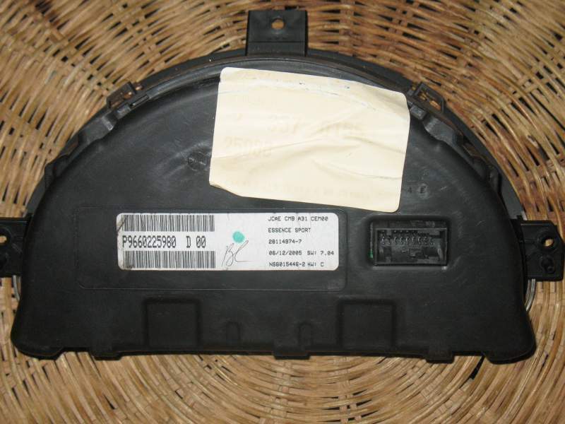 Quadro strumenti citroen c2 c3 05, pluriel 1.6 p9660225980 d00