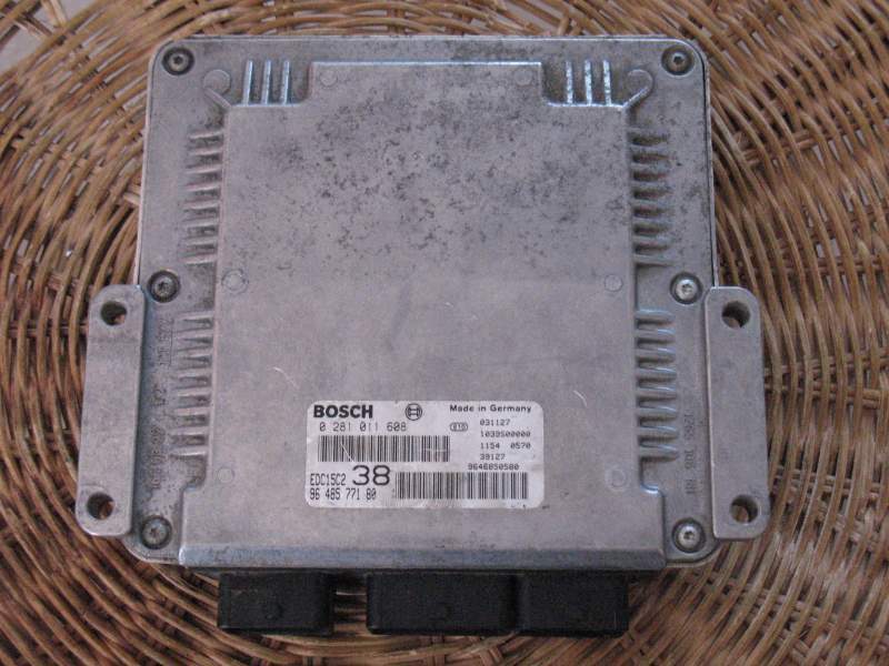ECU FIAT ULYSSE 2.0 JTD BOSCH 0281011608 9646850580 EDC15C2
