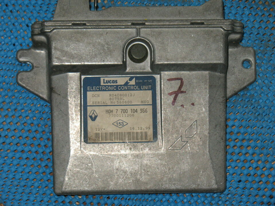 ECU RENAULT KANGOO 1.9 D R04080012J HOM7700104956,