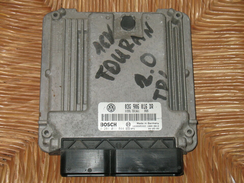 VW VOLKSWAGEN TOURAN 2.0 TDI 03G906016DR 0281011844 EDC 16U1-5.41
