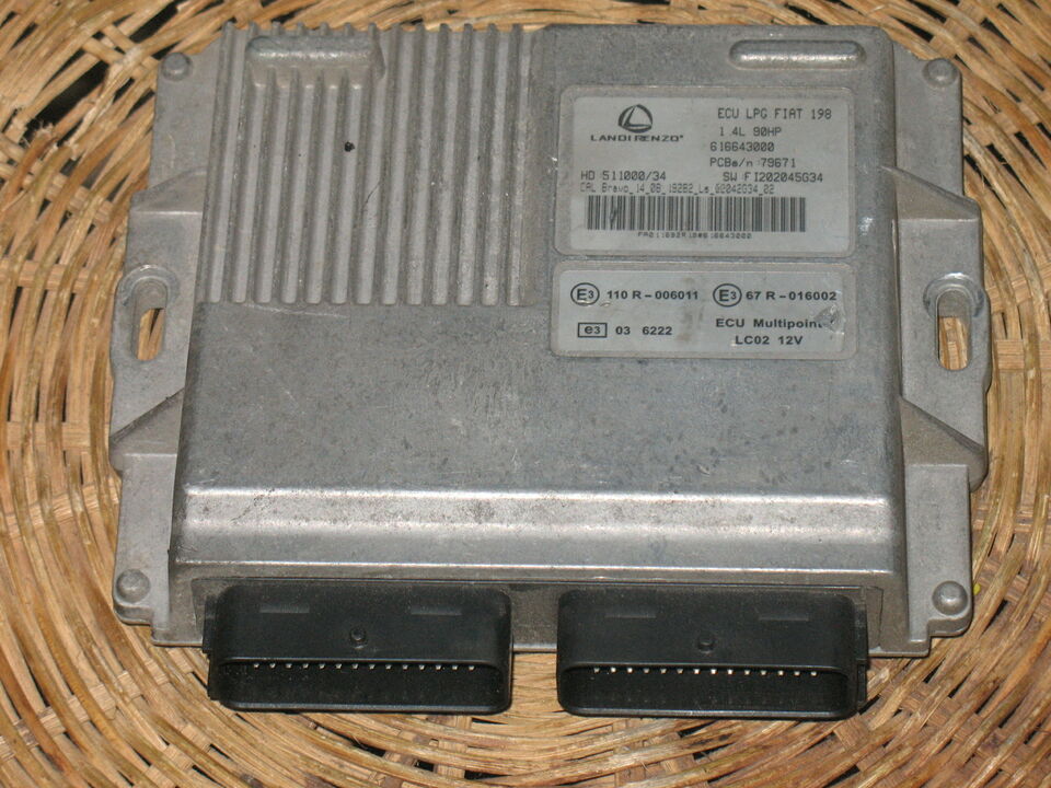 ECU Landi Renzo LPG 198 616643000 FIAT BRAVO HD51100034
