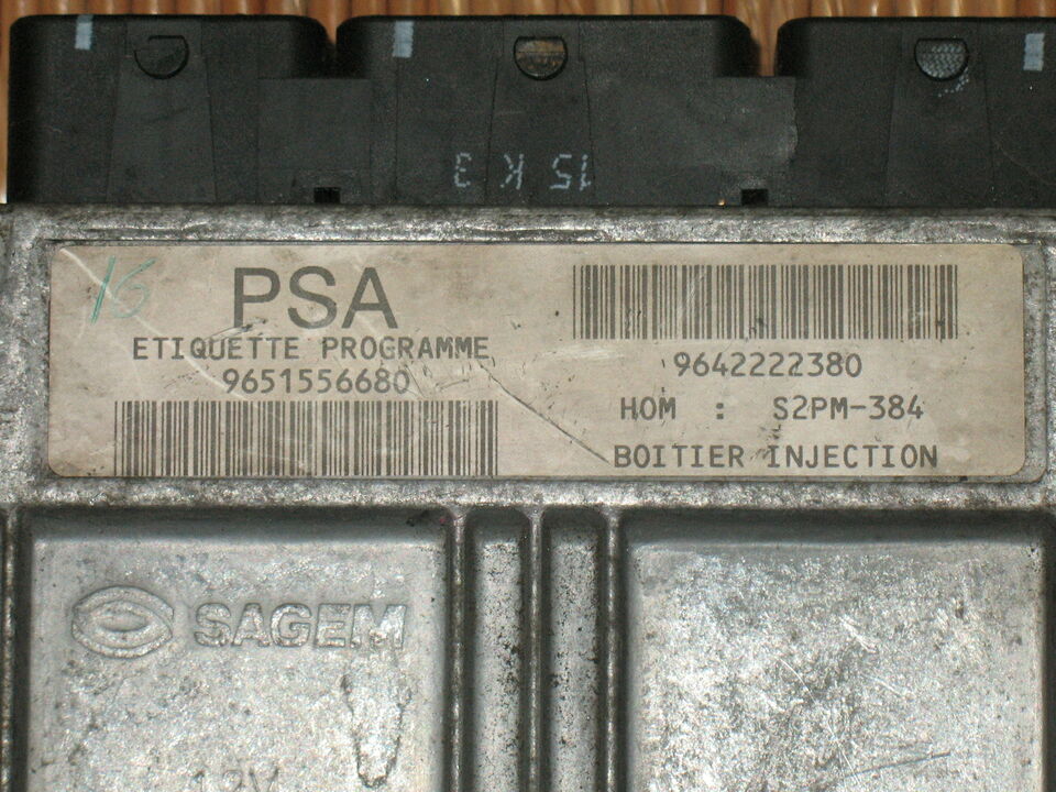 CITROEN C3 C2 1.4 KFW ECU S2PM-384 9651556680 9642222380 S2PM384