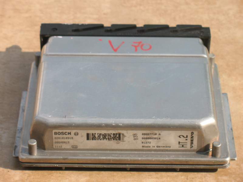 ECU VOLVO S60 S80 V70 2.4 TD BOSCH 0281010319 08677708 A, L4.2