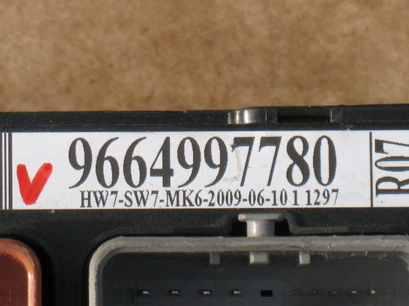 Centralina BSM Porta Fusibili Citroen C3 1.1cc '10 9664997780 R07 BSM-00