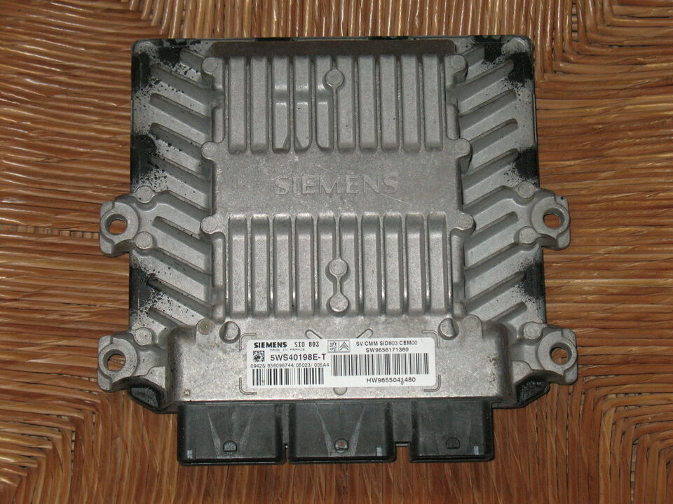 ECU Citroen C5 RC ECU SID803 5WS40198ET 9655041480 9656171380