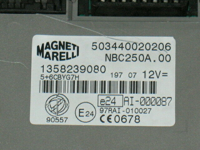 Ecu body ducato boxer jumper 1358239080 503440020206 BNC250A.00
