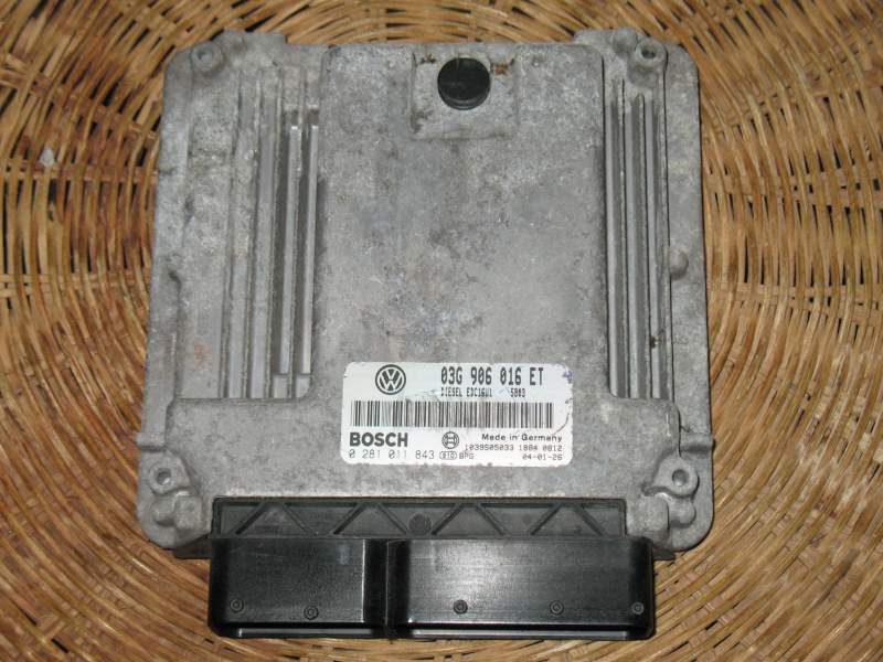 ECU VW GOLF 2.0 TDI BOSCH 0281011843 03G906016ET EDC 16U1-5.41