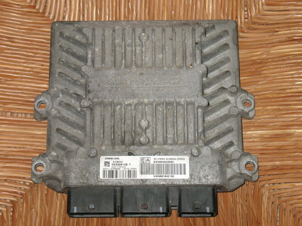 ECU PEUGEOT 2.0 HDI 5WS40612B-T SW9664626680 9661642180 SID803A